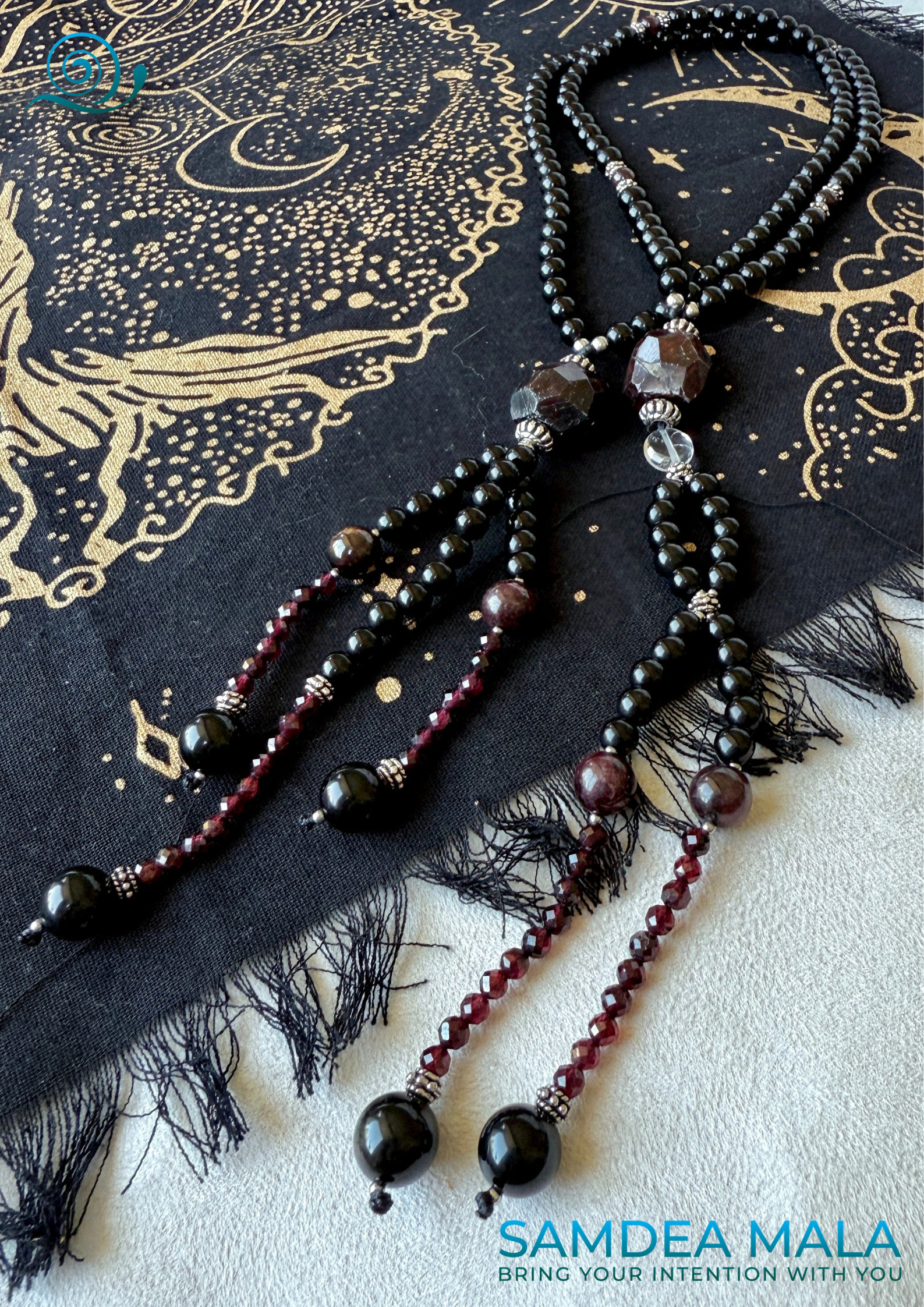 Nichiren Buddhist prayer beads with tassels – a sacred tool for inner strength, light, and spiritual devotion.