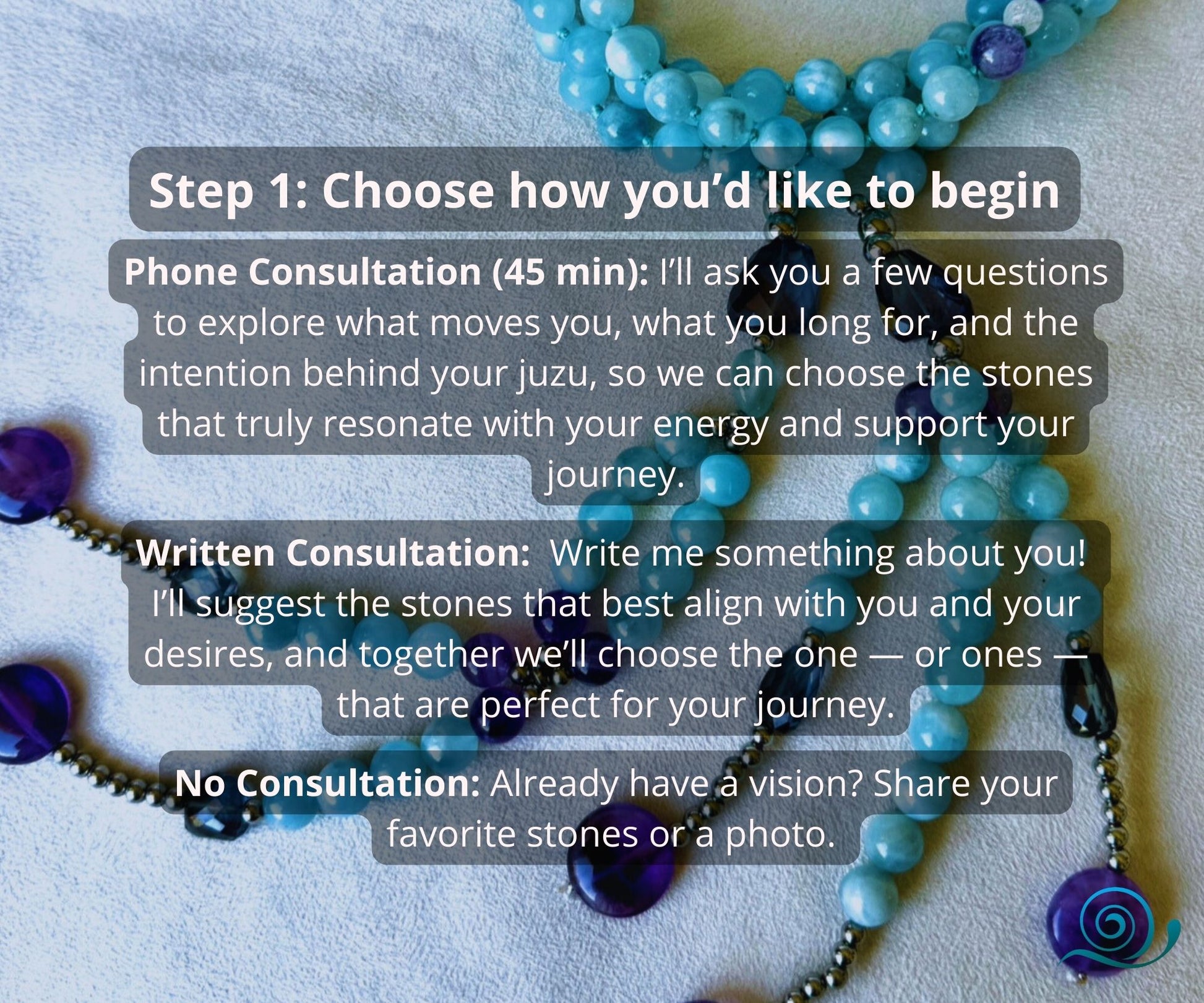 Custom Nichiren Juzu – Japanese Buddhist Prayer Beads with natural Gemstones for Chanting Nam Myoho Renge Kyo Crafted for focus, devotion, energetic cleansing. SGI Beads