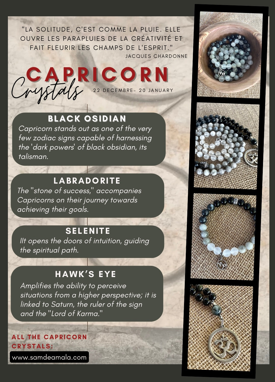 Bracelet for Capricorn