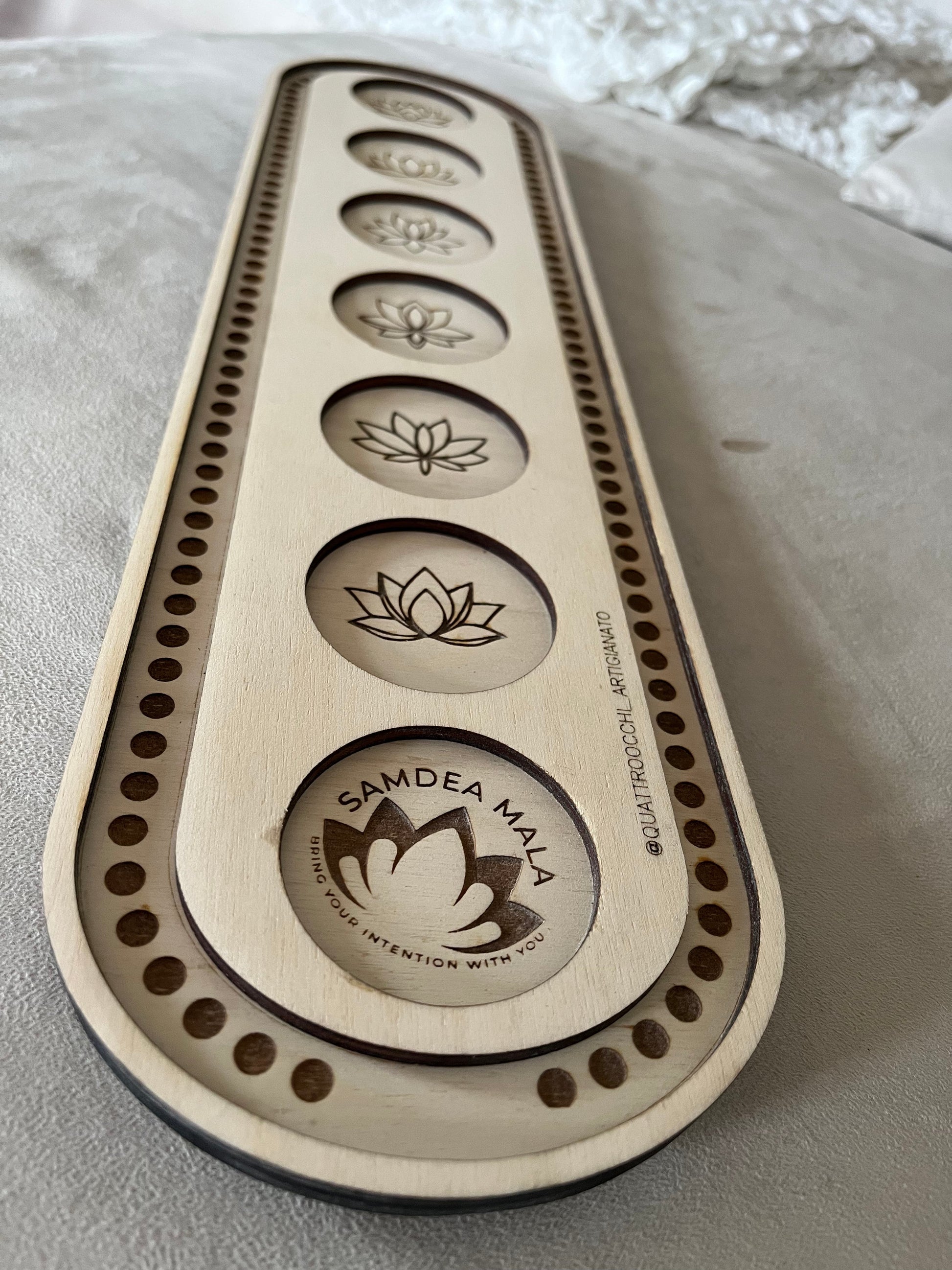 Create Your Own Mala Kit + Mala Board - meditation bracelet, intention bracelets, custom mala, tibetan wrist mala, energy crystals bracelets, spiritual mala, bracelets with crystals, custom mala bracelet, natural gemstones bracelets - Samdea Mala