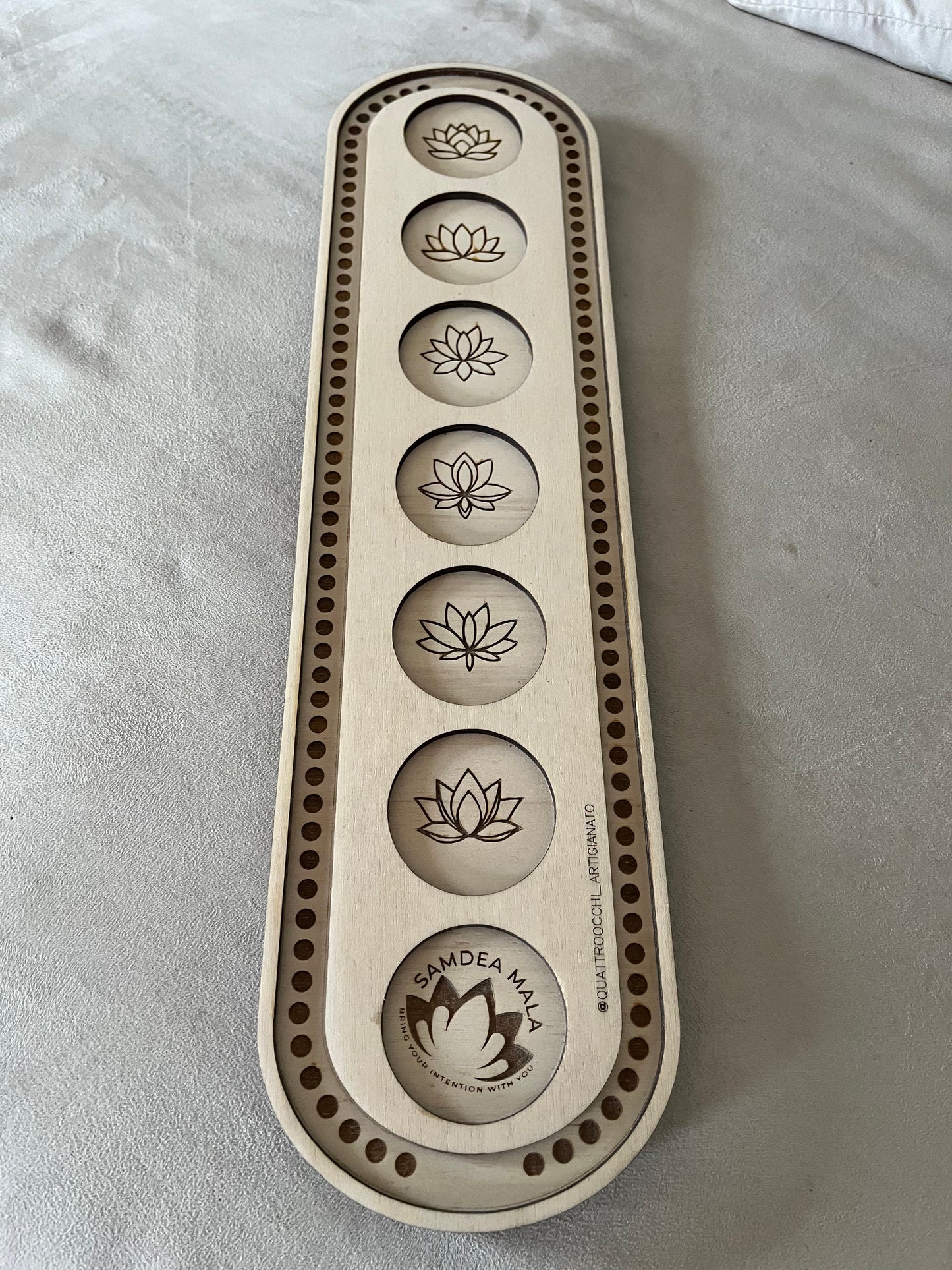 Create Your Own Mala Kit + Mala Board - meditation bracelet, intention bracelets, custom mala, tibetan wrist mala, energy crystals bracelets, spiritual mala, bracelets with crystals, custom mala bracelet, natural gemstones bracelets - Samdea Mala