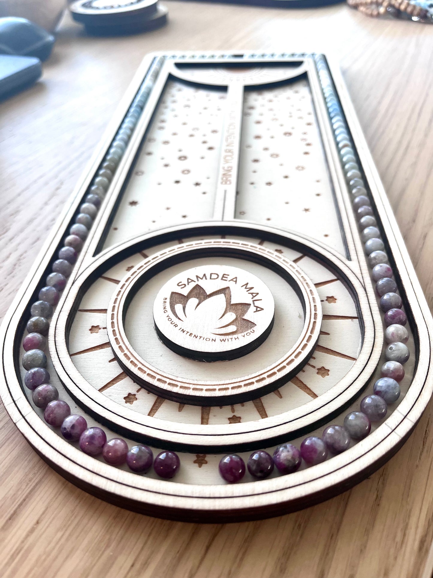 Samdea Mala Board to create your mala necklace