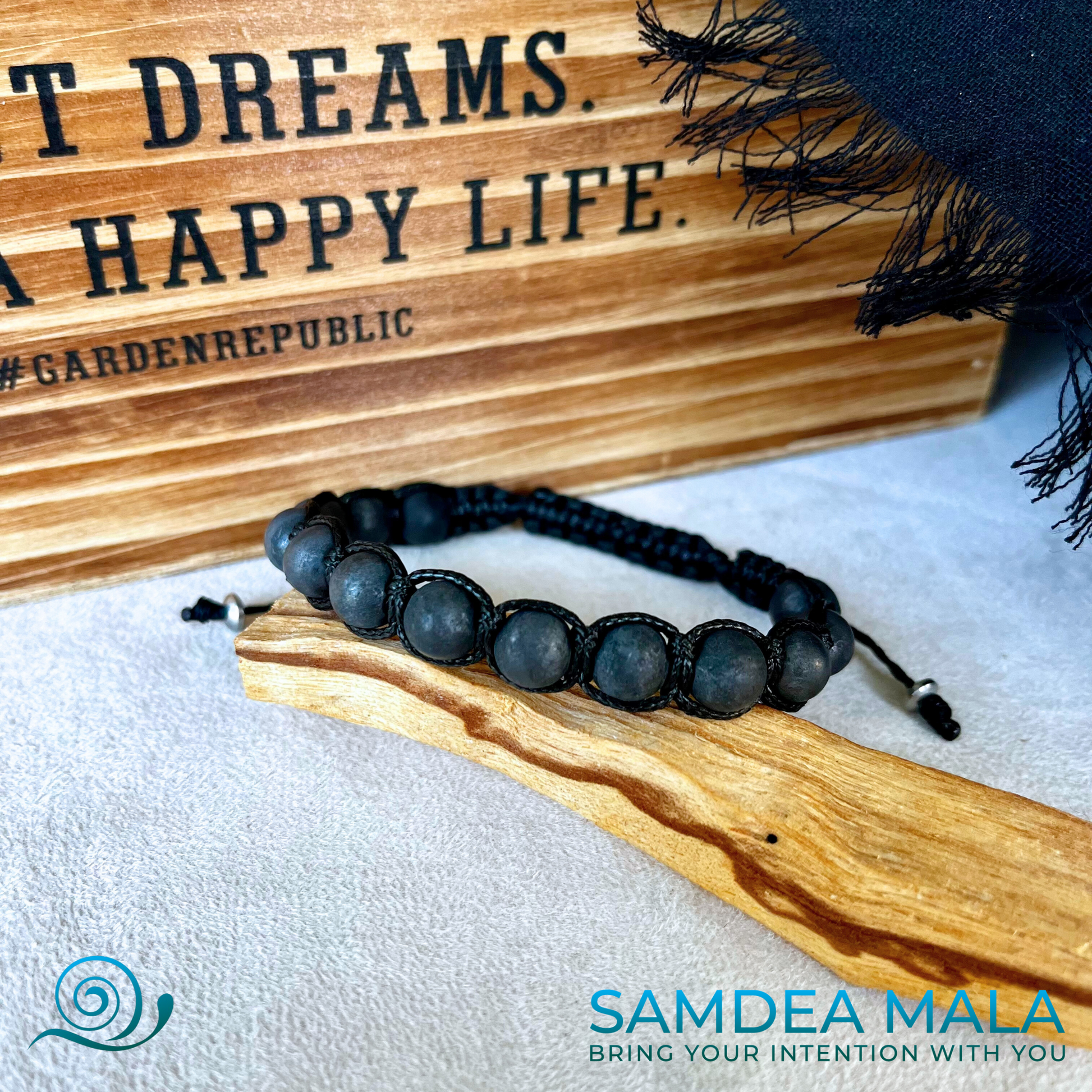 Guru Bracelet - Custom Bracelet with Personal Consultation for Crystal Selection - meditation bracelet, intention bracelets, custom mala, tibetan wrist mala, energy crystals bracelets, spiritual mala, bracelets with crystals, custom mala bracelet, natural gemstones bracelets - Samdea Mala