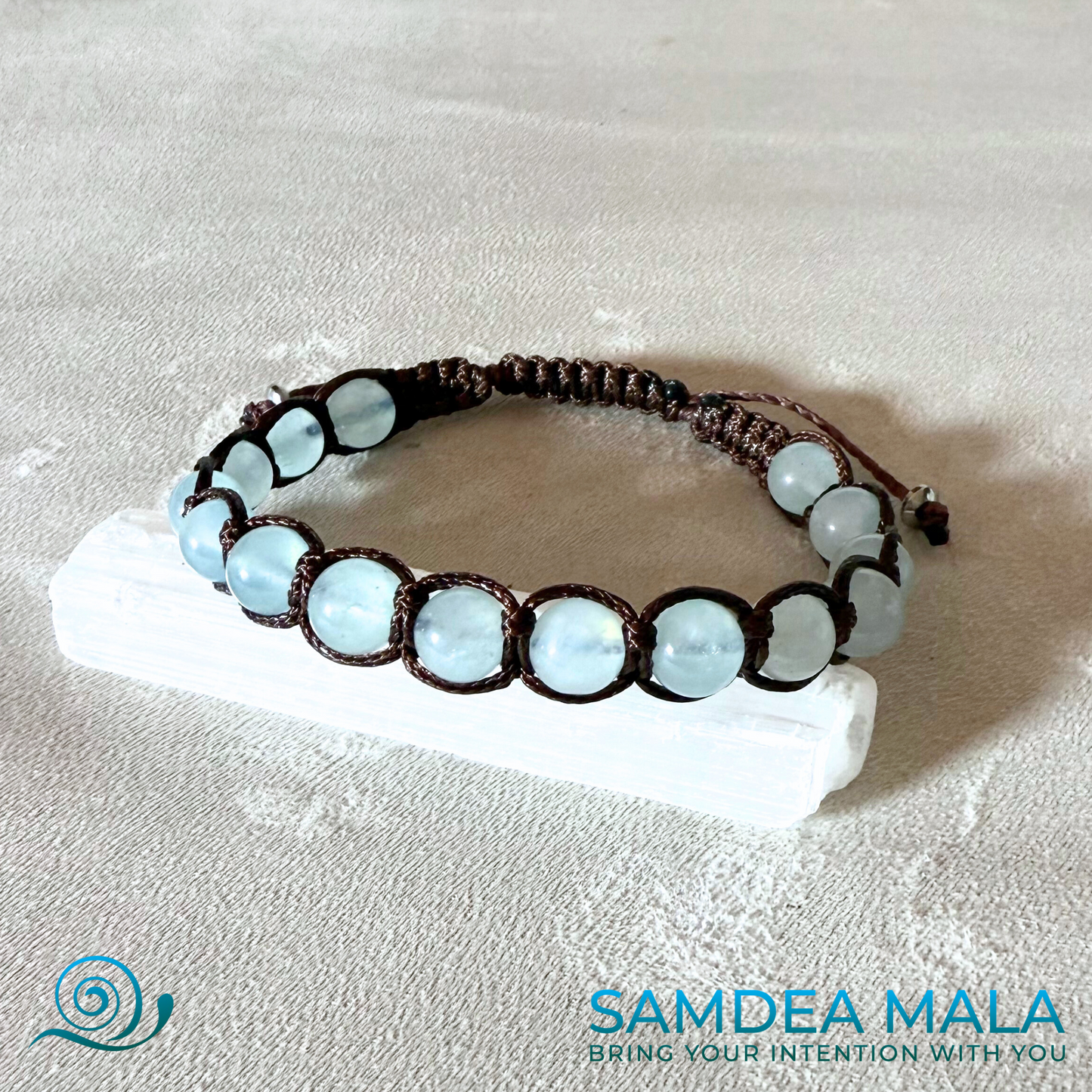Guru Bracelet - Custom Bracelet with Personal Consultation for Crystal Selection - meditation bracelet, intention bracelets, custom mala, tibetan wrist mala, energy crystals bracelets, spiritual mala, bracelets with crystals, custom mala bracelet, natural gemstones bracelets - Samdea Mala