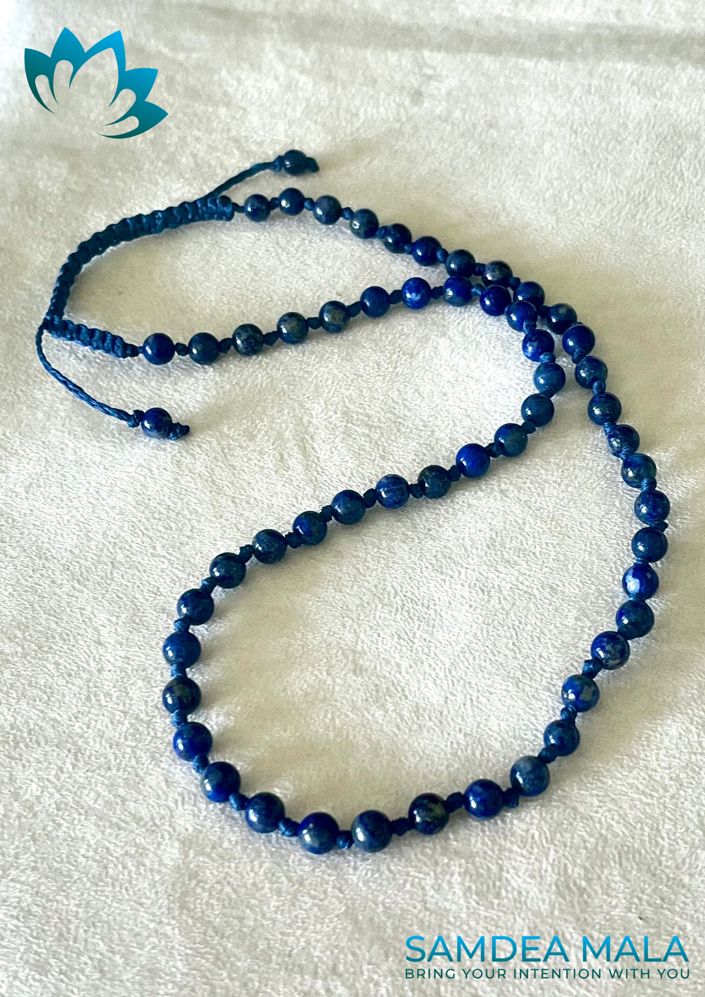 Samdea Mala – Lapis lazuli necklace for children, protective and calming