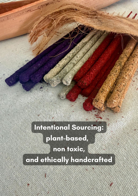 Sacred Masala Masterpiece: Authentic Nag Champa – Hand-Rolled Ritual Stick - Samdea Mala