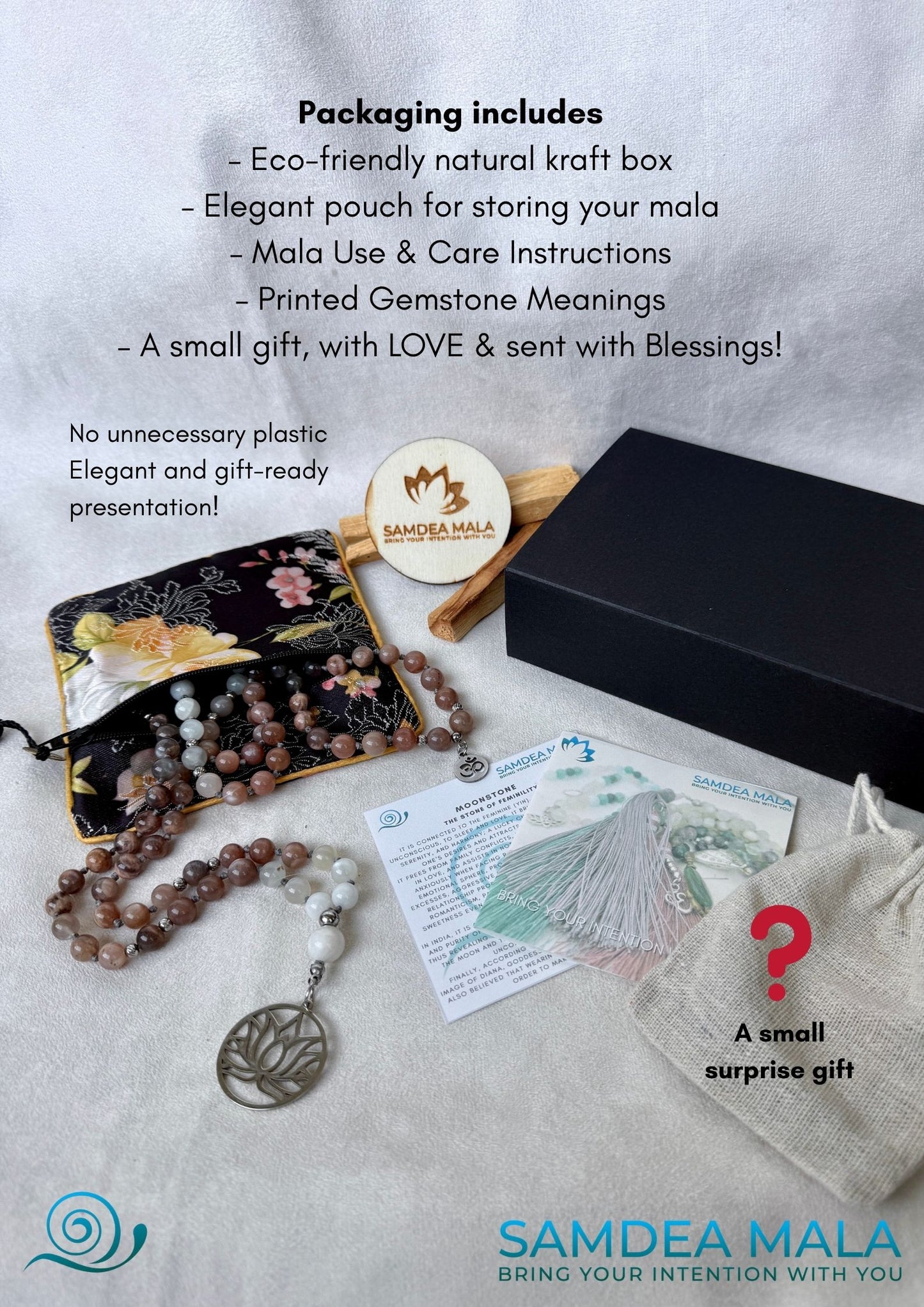 Samdea Mala Packaing - gift box, mala necklace