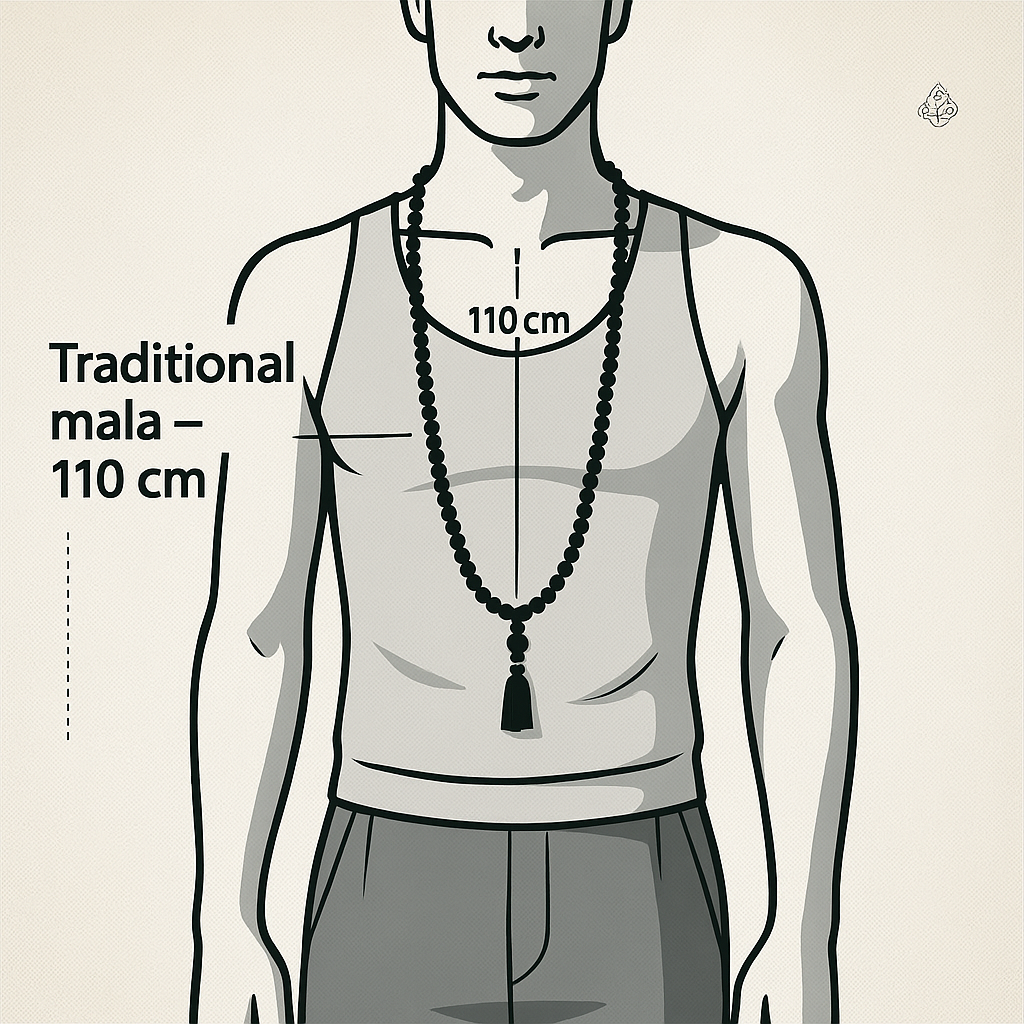 traditional mala for man - model
