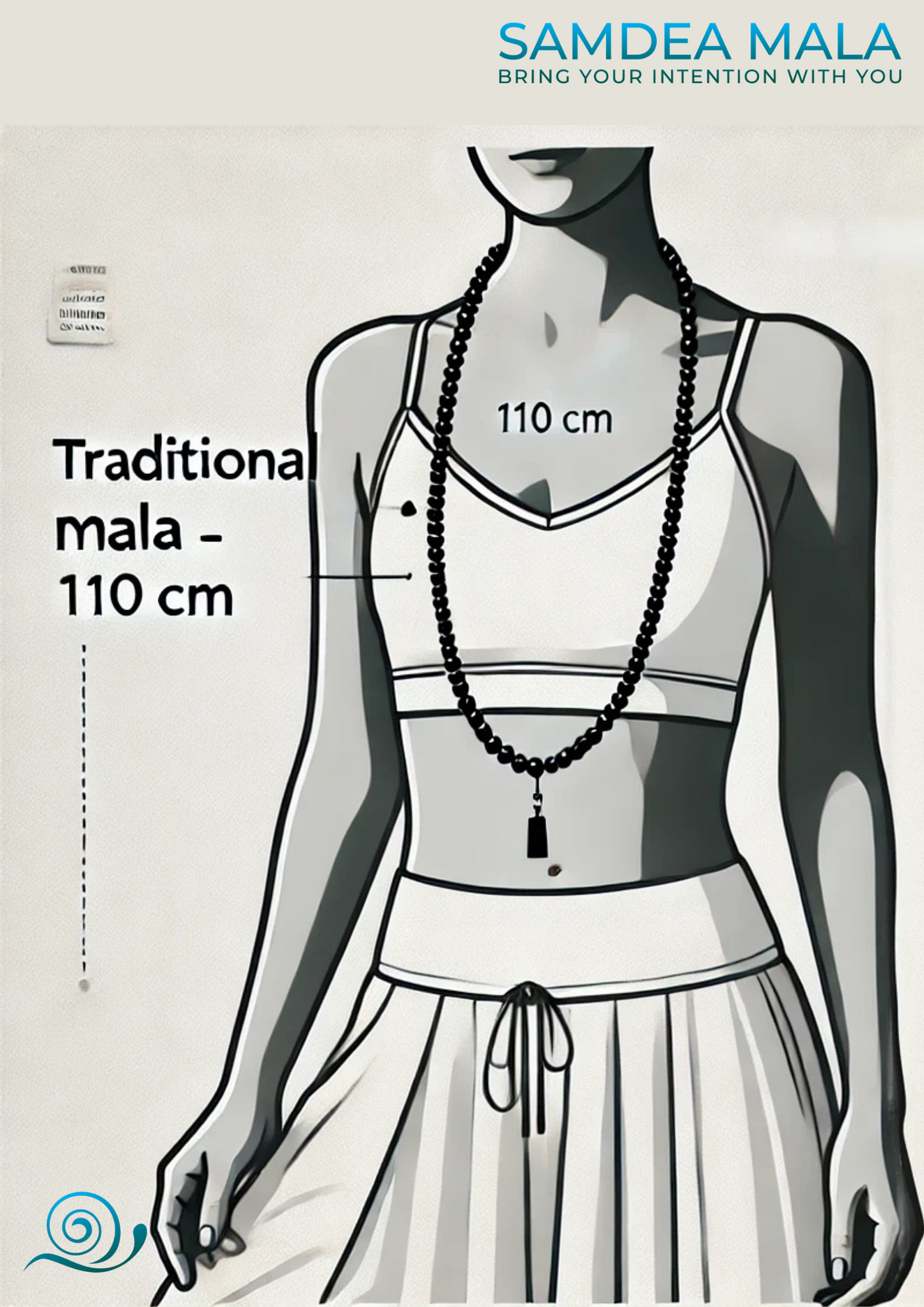 Traditional mala for meditation- Samdea Mala