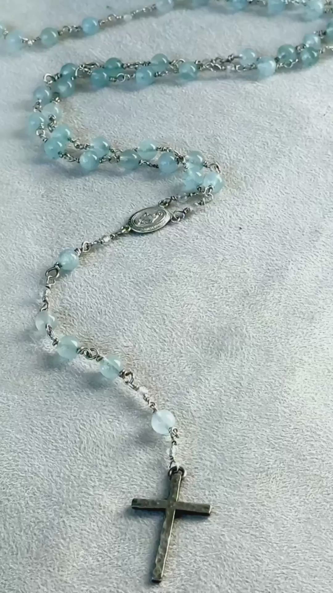 Custom Rosary, Handmade Rosary, Roman Catholic Rosary, Prayer Beads, Stone Rosary, Faith Jewelry, Christian Gift, Devotional Beads, Rosary Necklace, Spiritual Gift, Custom Prayer, Unique Rosary, Made in USA