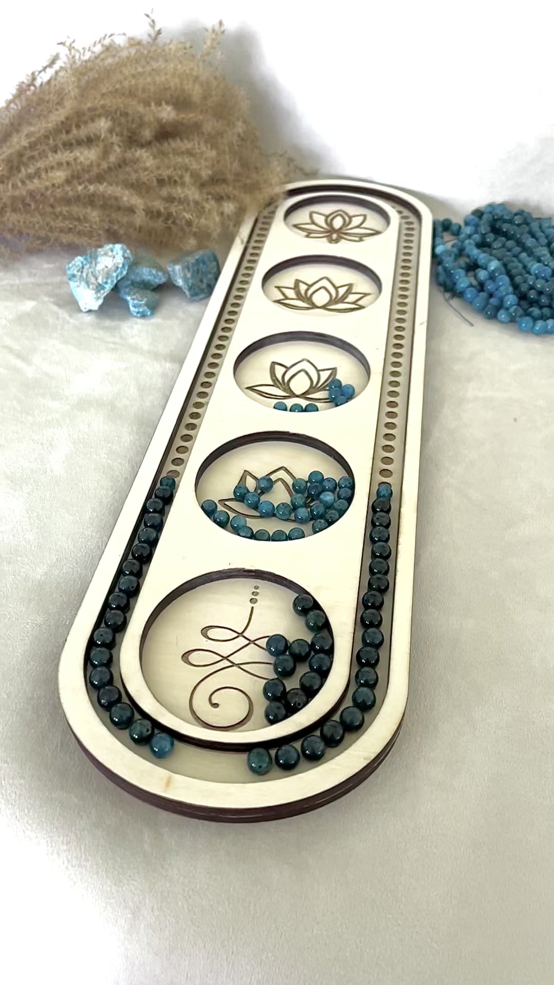 Mala Board Unalome and Lotus - Samdea Mala