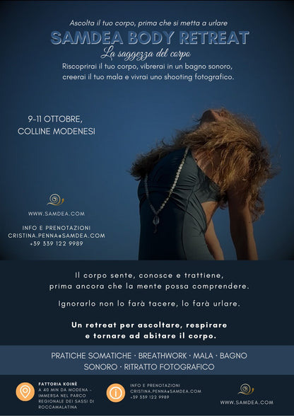 Samdea Retreat - Body -  9-11 Ottobre 2026
