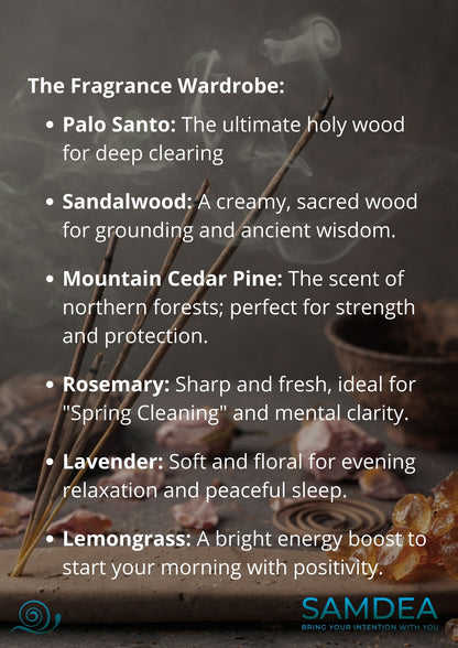 Raw Ritual: l'autentico bastoncino di incenso himalayano - Incenso botanico puro - Set da 8 (15 g) 