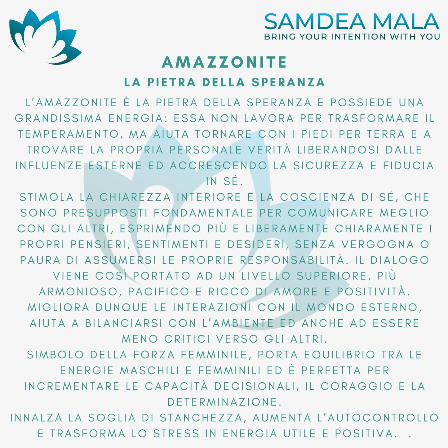 Amazzonite - Samdea Mala