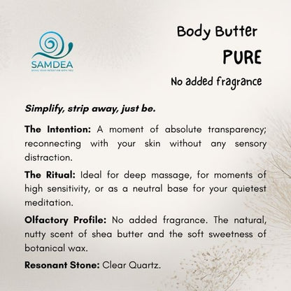 Burro corpo rituale per intenzione e pratica - Buddha – 20 g | Vegano, senza plastica, 100% naturale, prodotto artigianale