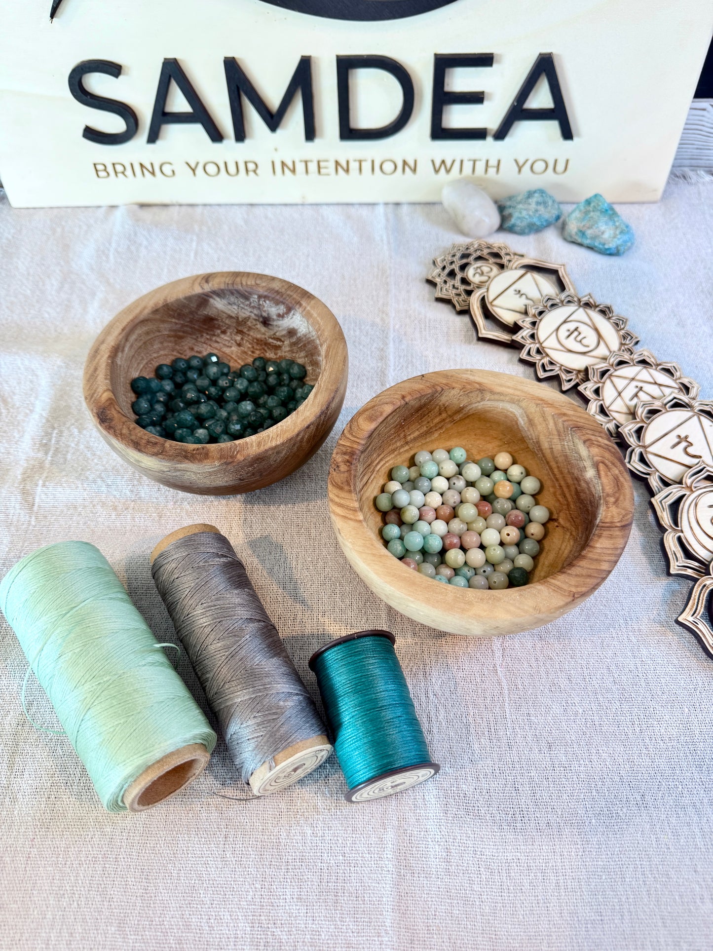 Create Your Own Mala Kit -DIY mala, handmade mala, custom mala - Samdea Mala