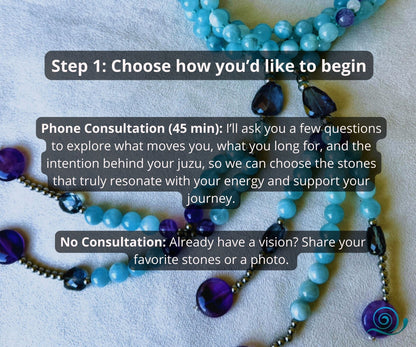 Custom Nichiren Juzu – Japanese Buddhist Prayer Beads with natural Gemstones for Chanting Nam Myoho Renge Kyo, crafted for focus and devotion. SGI Beads