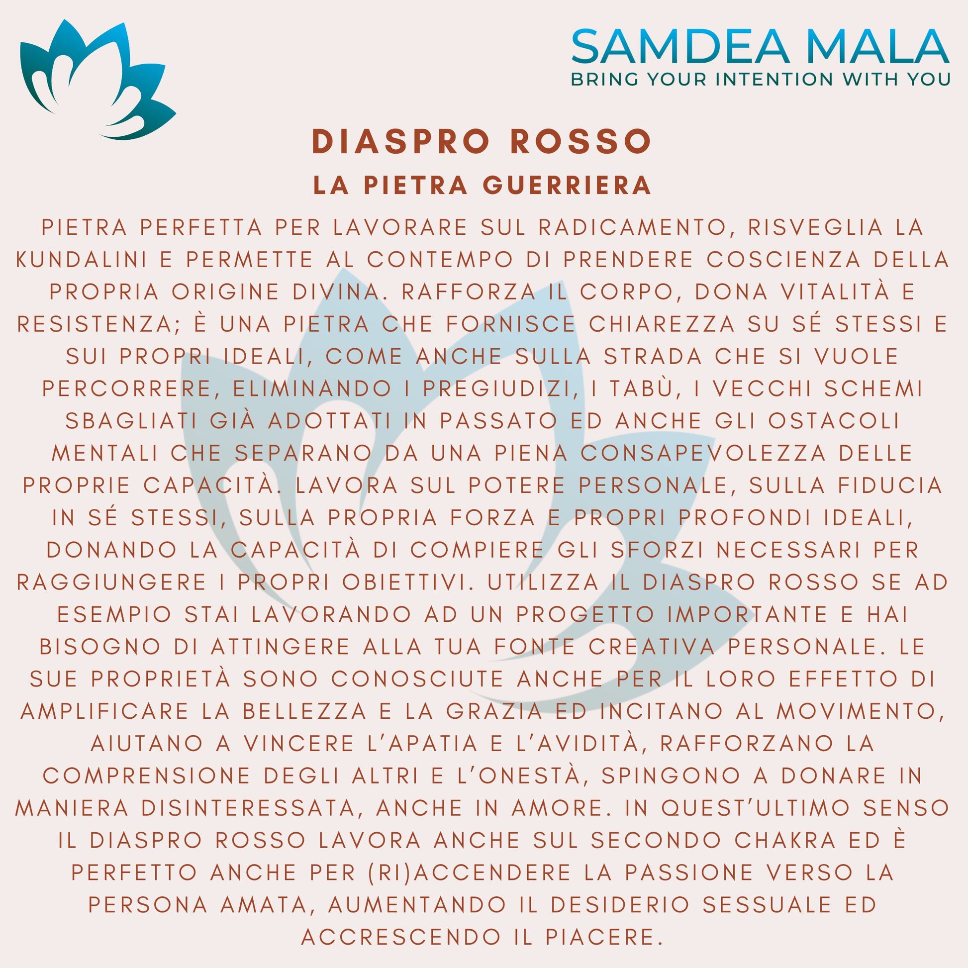 Diaspro Rosso - Samdea Mala