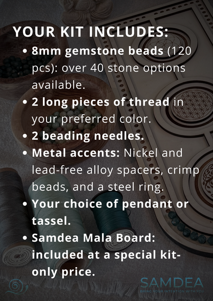 Create Your Own Mala Kit + Mala Board - Samdea Mala