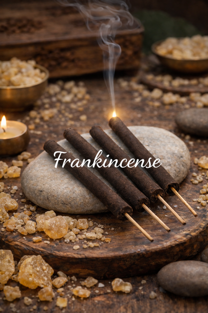 Zen hand-rolled artisan incense  sticks for meditation, yoga, home cleansing and spiritual rituals. Lotus, Copal, Frankincense, Palo Santo, Sweetgrass, White Sage and Patchouli