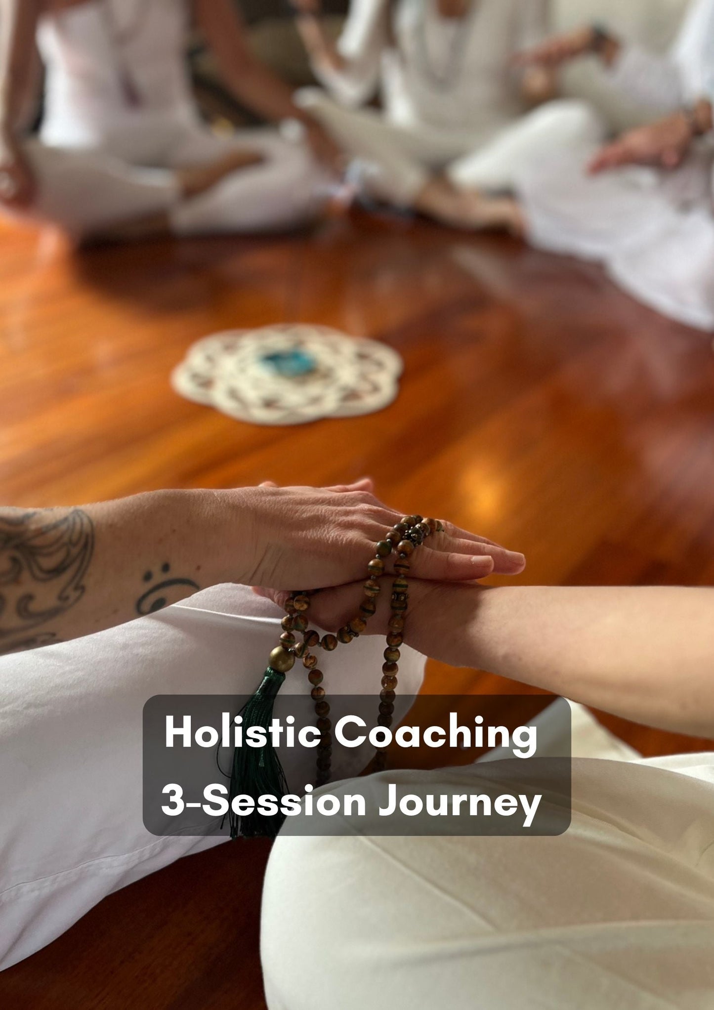 Guided Coaching - 3 sessions - Samdea brings together handcrafted mala, contemplative practice, and grounded self-awareness. Rooted in somatic wisdom, meditation, and intentional ritual, my work supports a deeper, more grounded connection between inner life and daily experience.