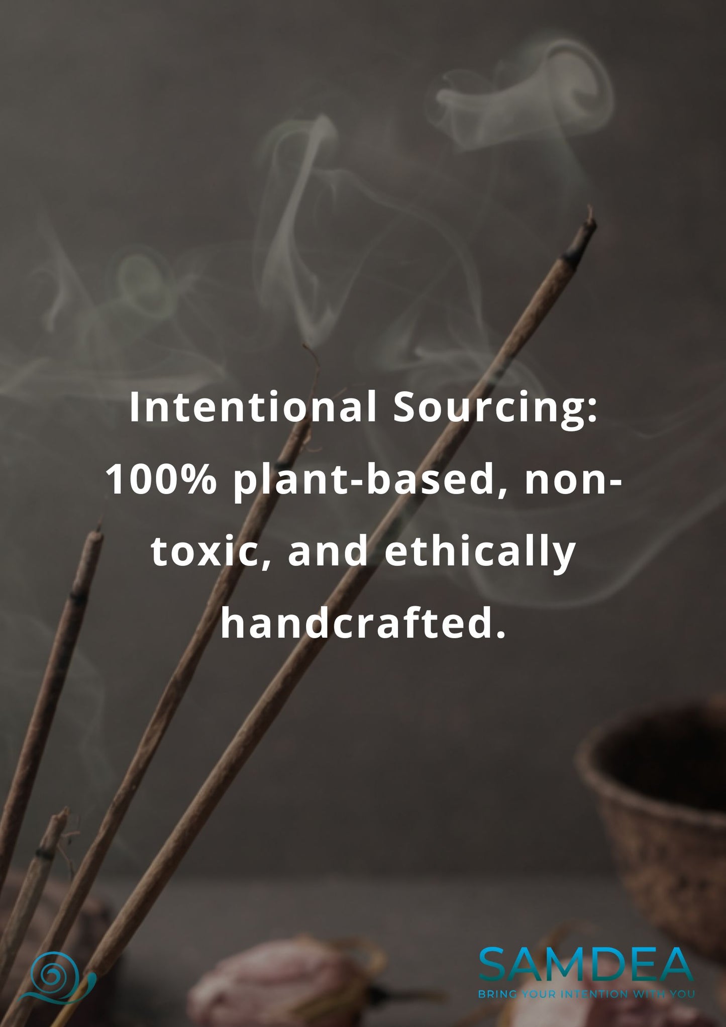 Incenso Masala Artisan Premium - Fatto a mano in India - Resine naturali ed erbe - Durata 90 min - Rituale Yoga e Meditazione - Singolo Stick