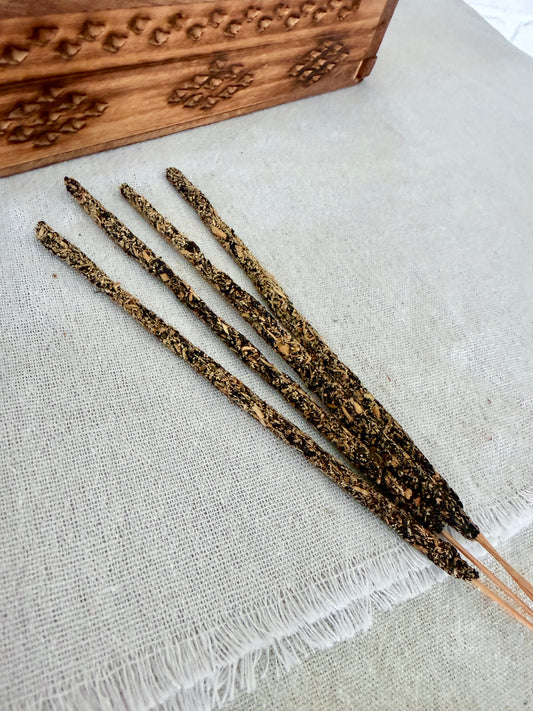 Raw Ritual: l'autentico bastoncino di incenso himalayano - Incenso botanico puro - Set da 8 (15 g) 