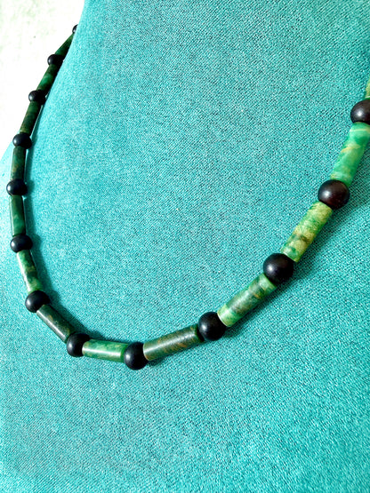 Custom Natural Stone Necklace – Handcrafted Jewelry with Intention - Samdea Mala
