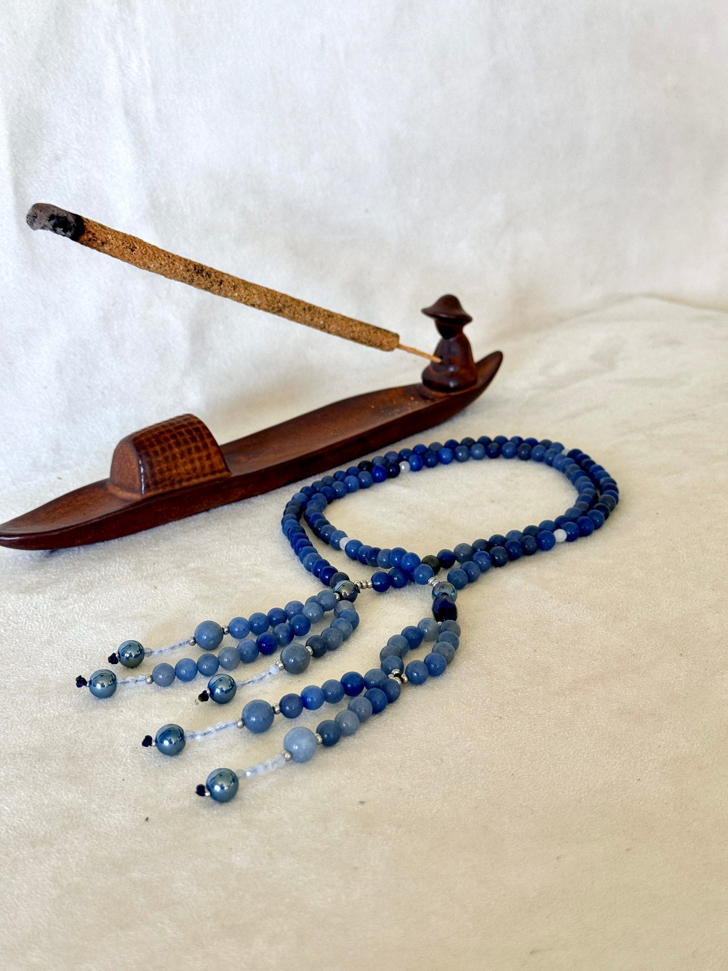 Blue Aventurine Buddhist Nichiren Juzu Soka Gakkai - SGI Buddhist Prayer Beads