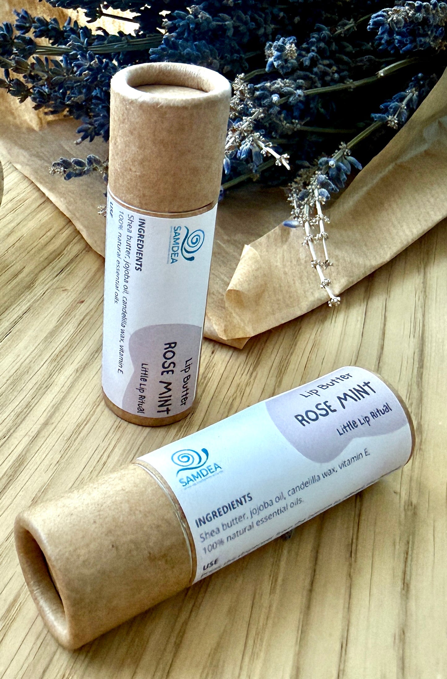 Lip Butter – Pure | Vegan, 100% Natural Lip Care - Samdea Mala