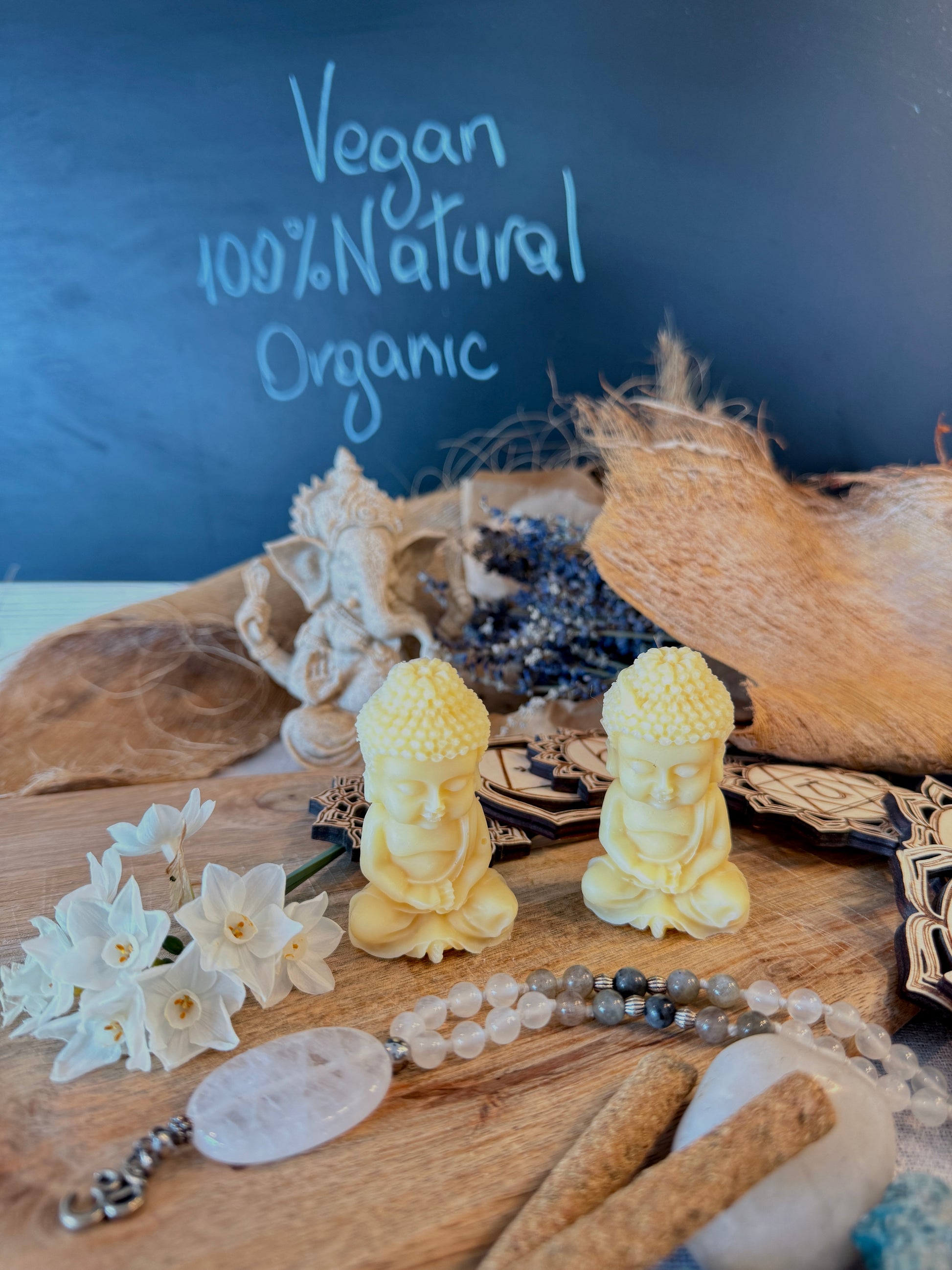 Buddha Ritual Body Butter for Intention & Practice – 20 g | Vegan, Plastic-Free, Handcrafted in California - Samdea Mala