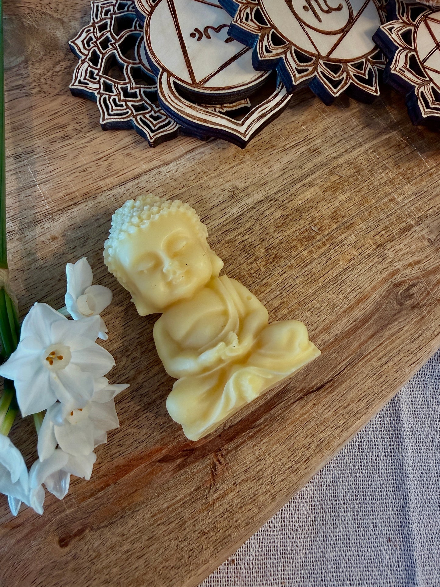 Buddha Ritual Body Butter for Intention & Practice – 20 g | Vegan, Plastic-Free, Handcrafted in California - Samdea Mala
