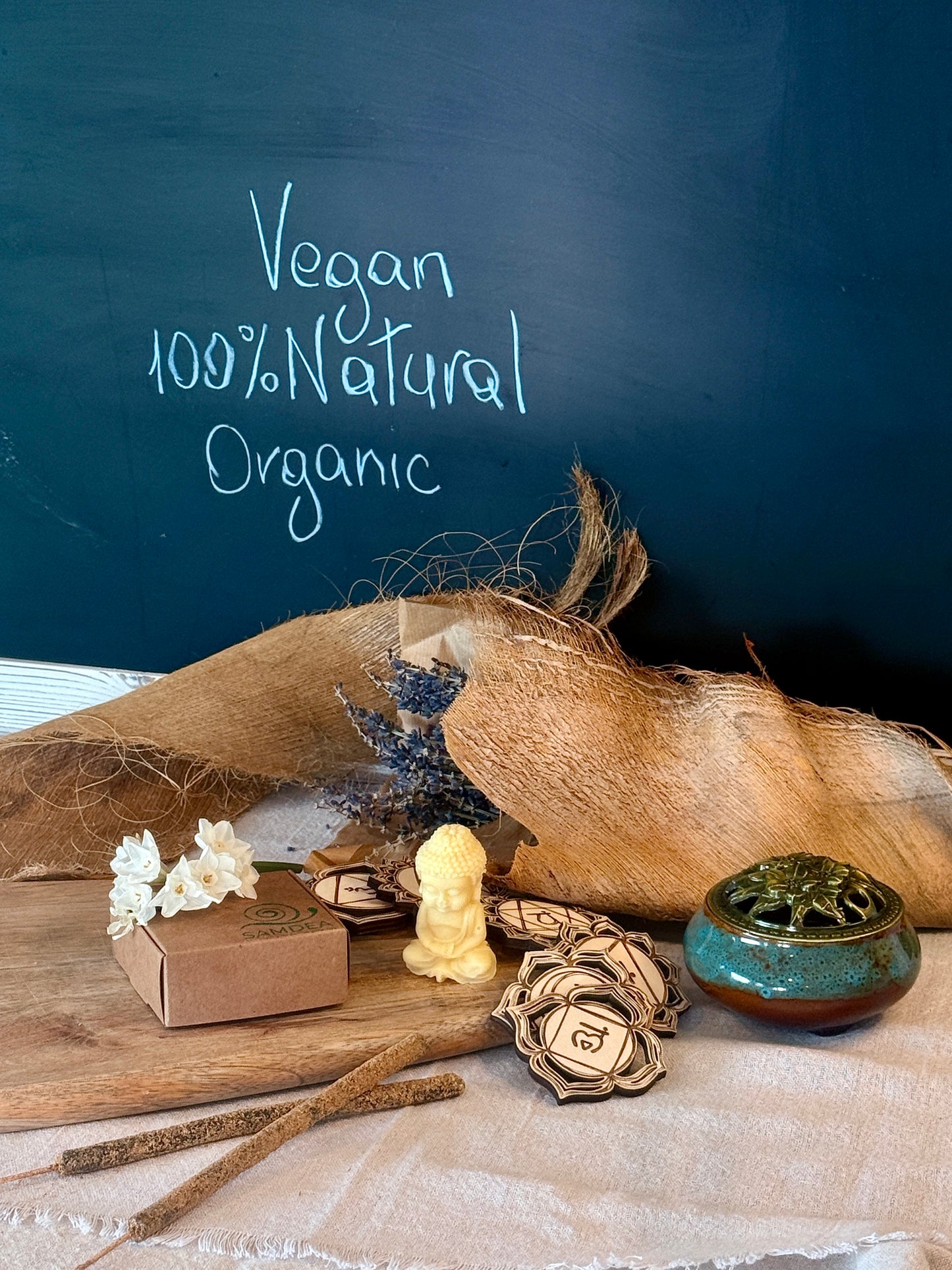 Buddha Ritual Body Butter for Intention & Practice – 20 g | Vegan, Plastic-Free, Handcrafted in California - Samdea Mala