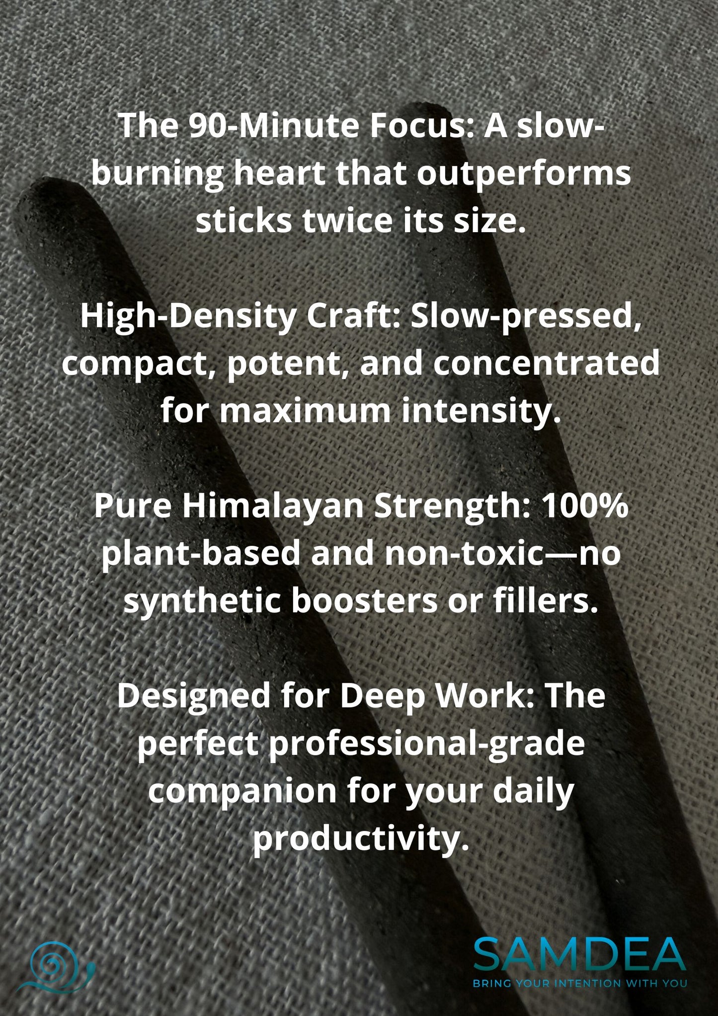 High Density Zen hand-rolled artisan incense  sticks for meditation, yoga, home cleansing and spiritual rituals. Lotus, Copal, Frankincense, Palo Santo, Sweetgrass, White Sage and Patchouli
