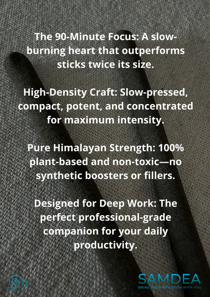 High Density Zen hand-rolled artisan incense  sticks for meditation, yoga, home cleansing and spiritual rituals. Lotus, Copal, Frankincense, Palo Santo, Sweetgrass, White Sage and Patchouli