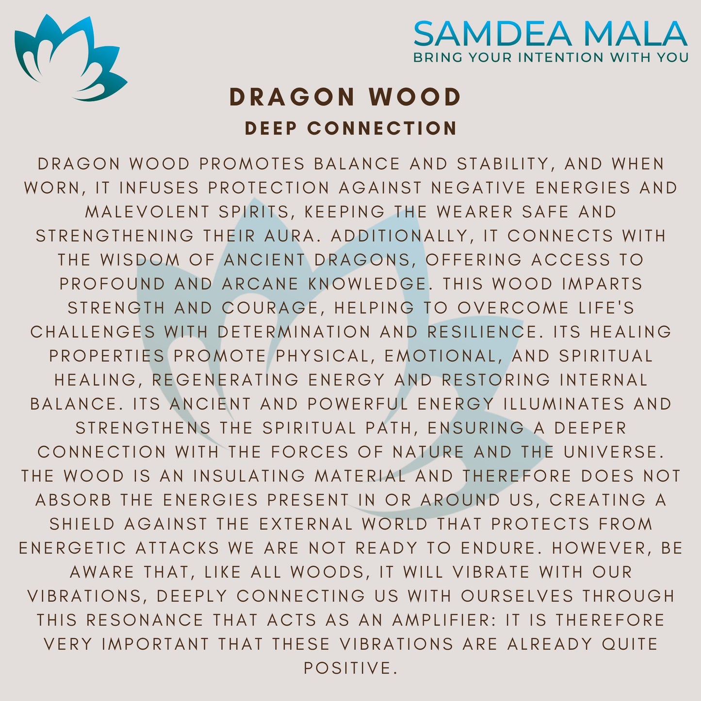 Dragon Wood - Samdea Mala