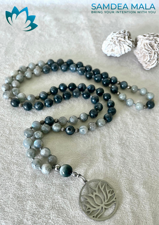 Mala, Mini Mala o Mala Corto in Labradorite