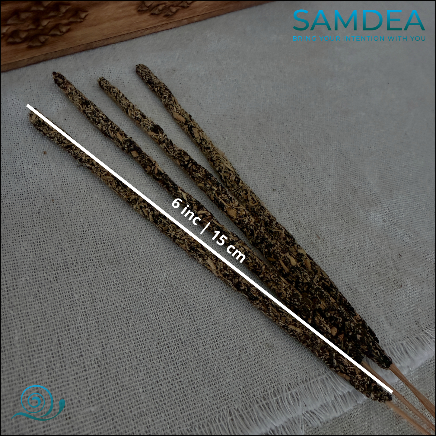 Raw Ritual: l'autentico bastoncino di incenso himalayano - Incenso botanico puro - Set da 8 (15 g) 