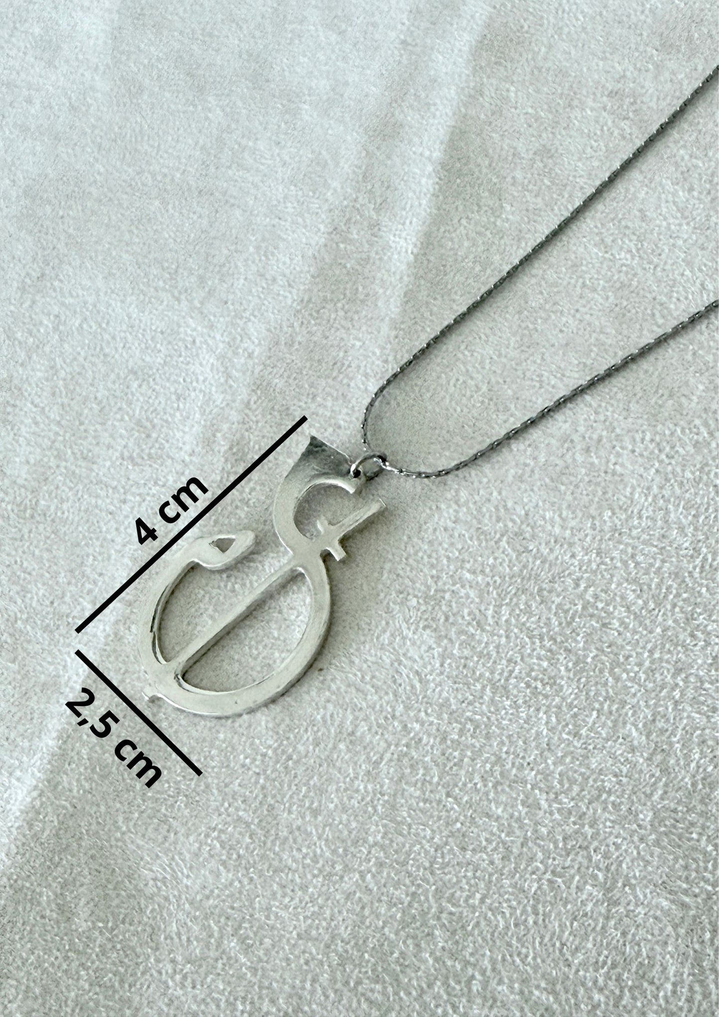 Odaka Yoga - The Symbol - necklace - Samdea Mala Francesca Cassia e Roberto Milletti silver pendant measures