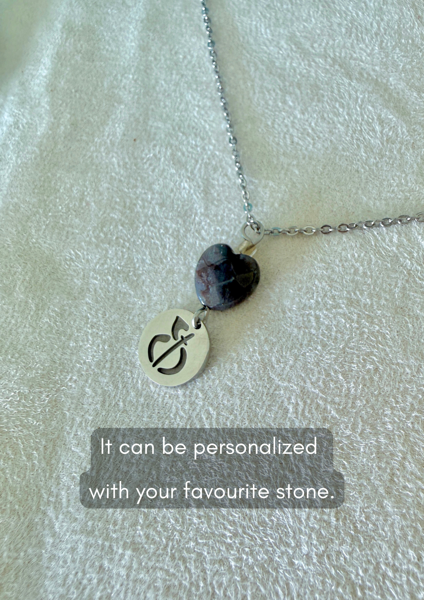Odaka Yoga stainless steel necklace with small symbolic pendant, minimalist spiritual jewelry for yoga practitioners, meditation lovers and yoga teacher gift.Roberto Milletti, Francesca Cassia