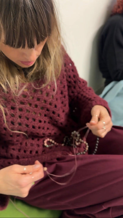 Online Workshop - Creating Your Mala - meditation mala DIY, intention creation, custom mala, spiritual mala, bracelets with crystals, natural gemstones