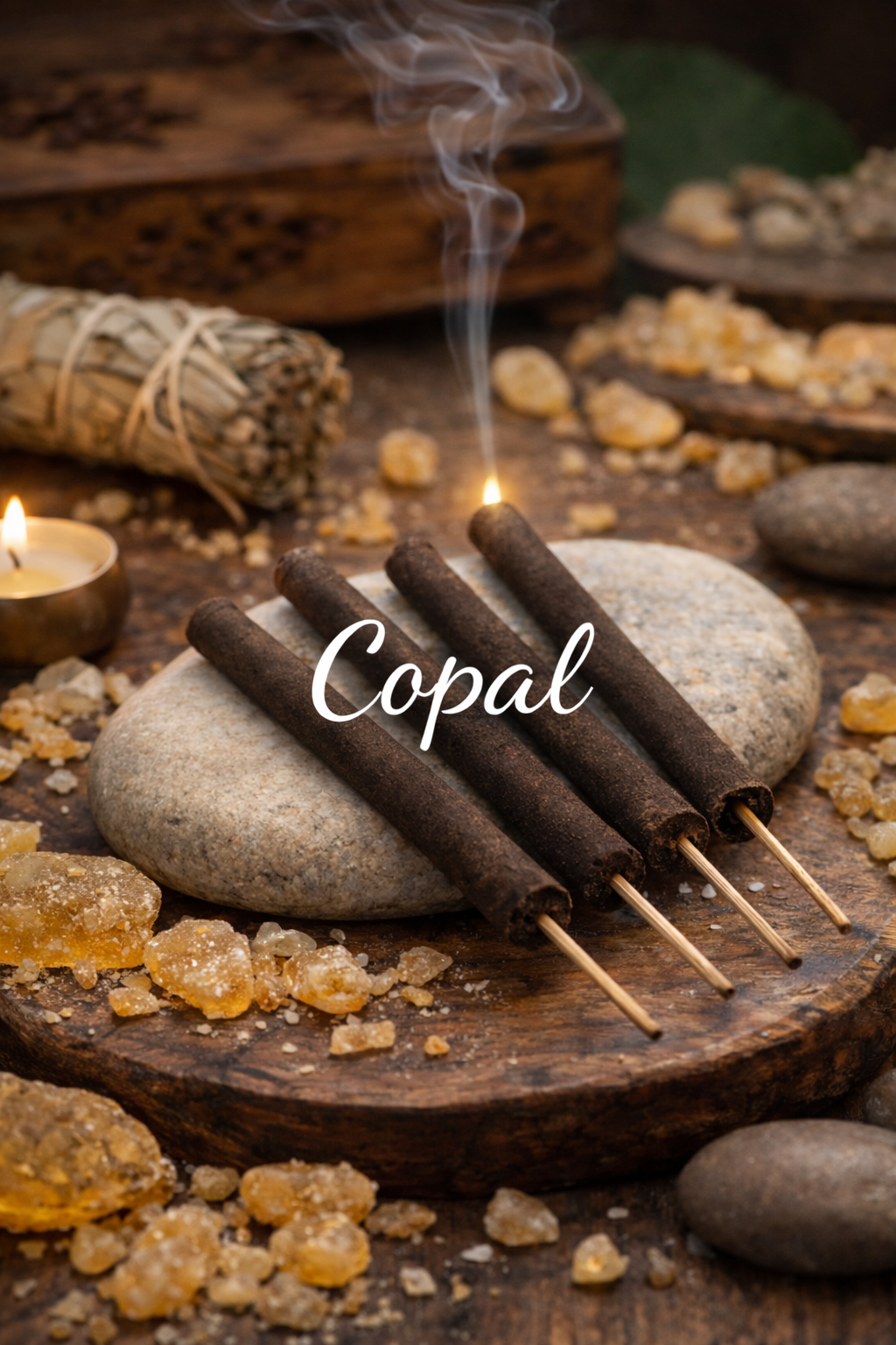 Plant Based Vegan Incense Sticks. Zen hand-rolled artisan incense for meditation, yoga, home cleansing and spiritual rituals. Lotus, Copal, Frankincense, Palo Santo, Sweetgrass, White Sage, Patchouli and Sandalwood.