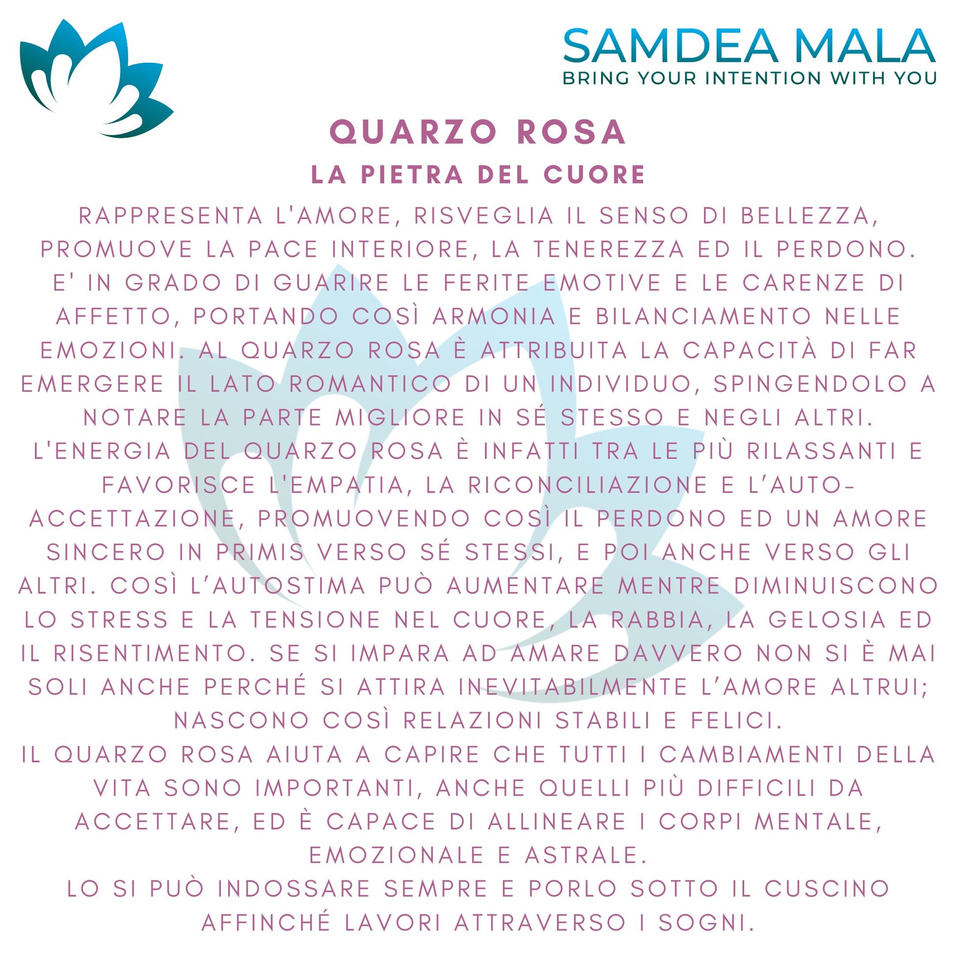 Quarzo Rosa - Samdea Mala