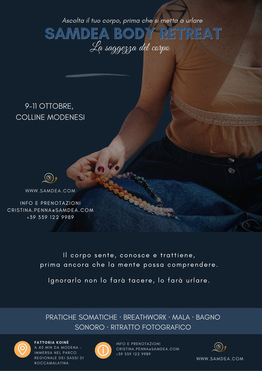 Samdea Retreat - Body -  9-11 Ottobre 2026 - Samdea Mala