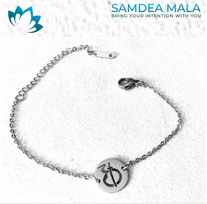 Odaka Yoga Bracelet and Anklet - meditation bracelet, intention bracelets, custom mala, tibetan wrist mala, energy crystals bracelets, spiritual mala, bracelets with crystals, custom mala bracelet, natural gemstones bracelets - Samdea Mala