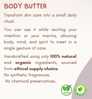 Buddha Ritual Body Butter for Intention & Practice – 20 g | Vegan, Plastic-Free, Handcrafted in California - Samdea Mala