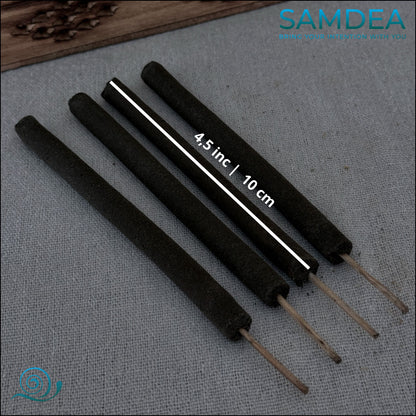 Zen incense sticks Natural Resin Rolled Incense Sticks – Plant-Based Masala Incense | Hand-Rolled in India for a Gentle Ritual - Samdea Mala