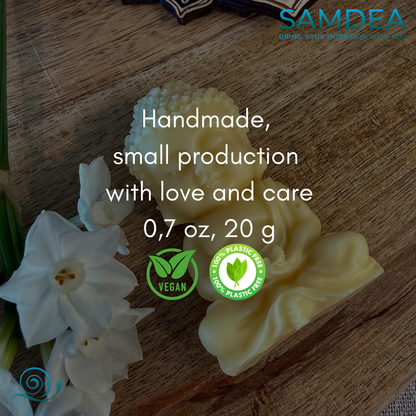 hanndmade, small production 100% natural ingredients body butter, vegan skincare, organic, ethical, no plastic natural scents