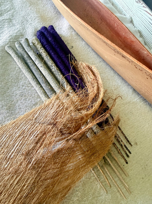 Sacred Masala Masterpiece: Authentic Nag Champa – Hand-Rolled Ritual Stick - Samdea Mala