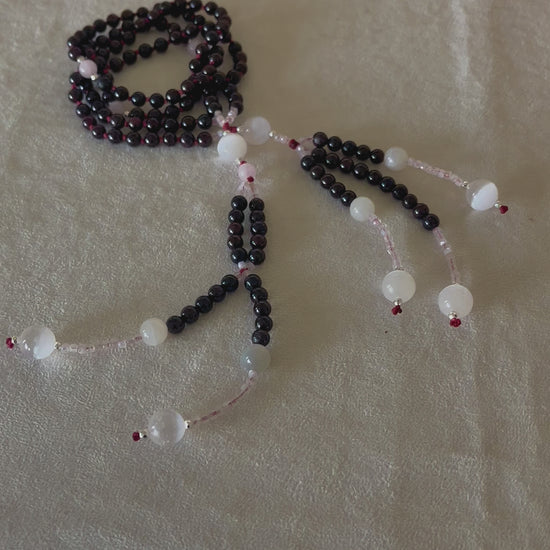 Nenju, Juzu, Japanese Buddhist Mala, butsuren, buddhist japamala, juzu beads, nichiren juzu, buddhist prayer beads, prayer beads juzu, nichiren prayer beads, buddhist juzu, japanese prayer beads, meditation beads, spiritual beads, handmade juzu, mala prayer beads, juzu necklace, buddhist mala, Namu Myoho Renge Kyo, Nam Myoho Renge Kyo - Samdea Mala